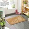 Gardenised Heavy Duty Coco Coir Doormat Non Slip PVC Baking Embossed Welcome Design Natural Coconut Fiber Floor Mat for Front Door Porch Patio Entryway Garage Mudroom & Outdoor Use 18x30"